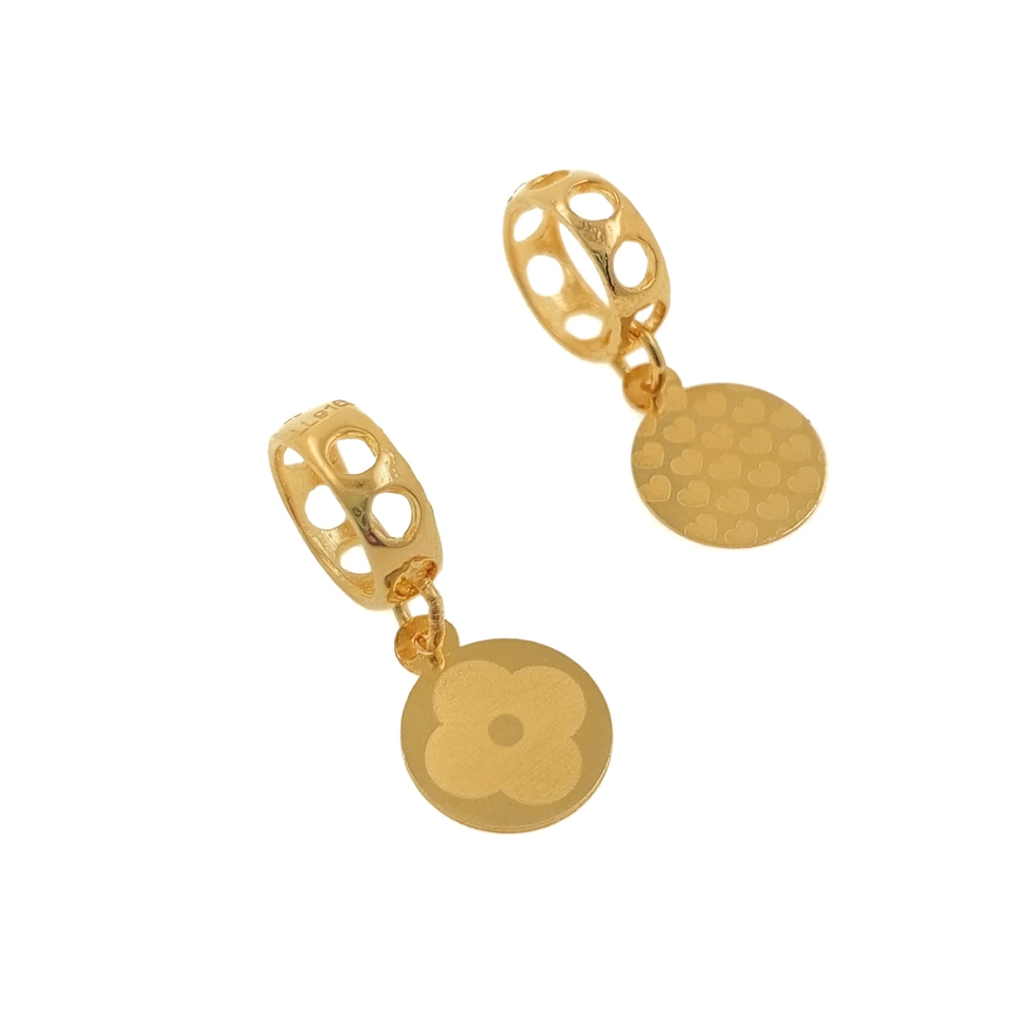 Alhambra Four Leaf Clover VCleef Motif Print Charm