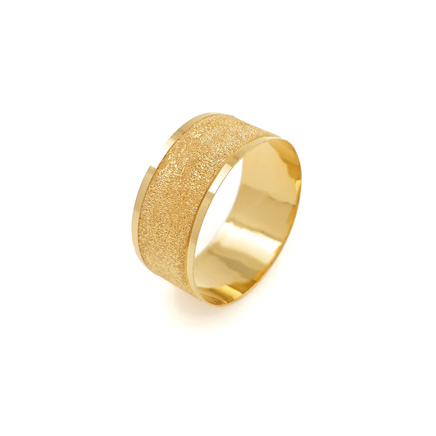 Sand Texture, 8mm Band Ring