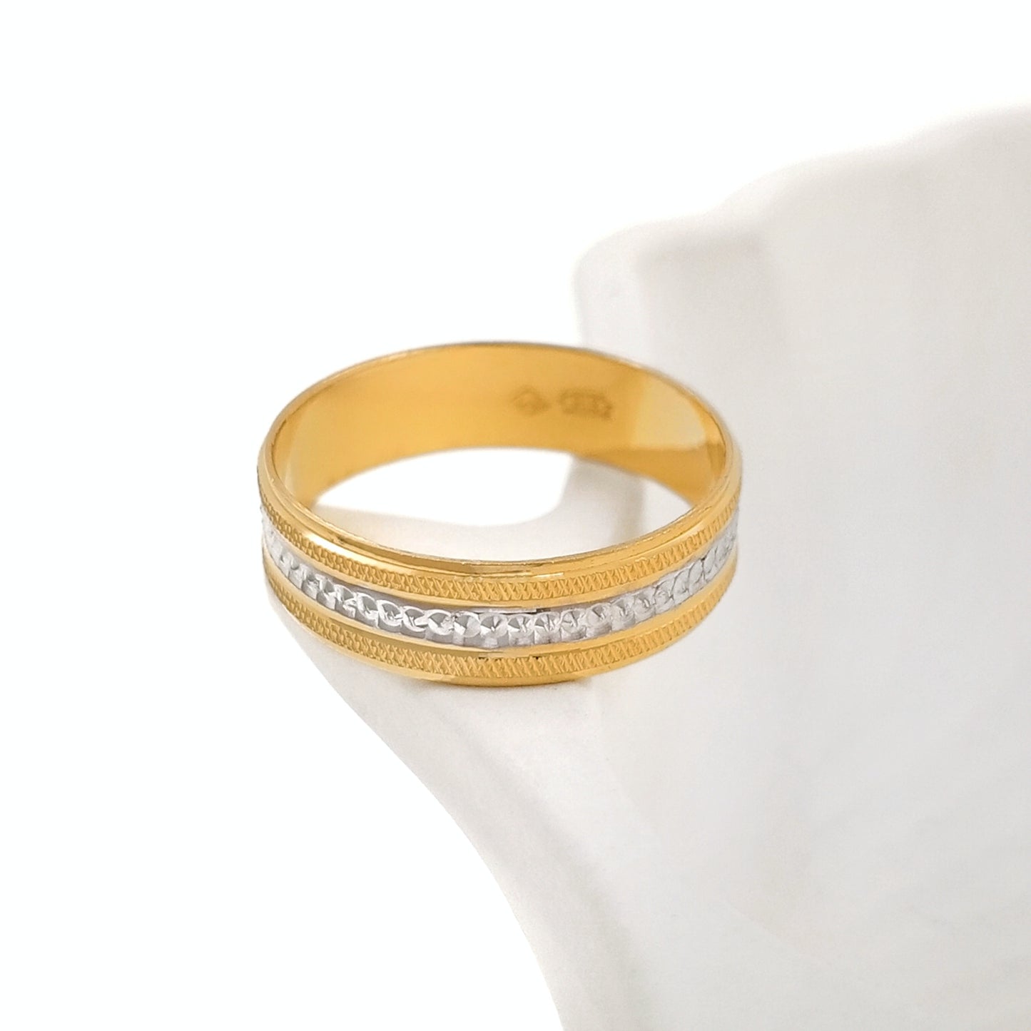 Radiant Dual Accent Band Ring