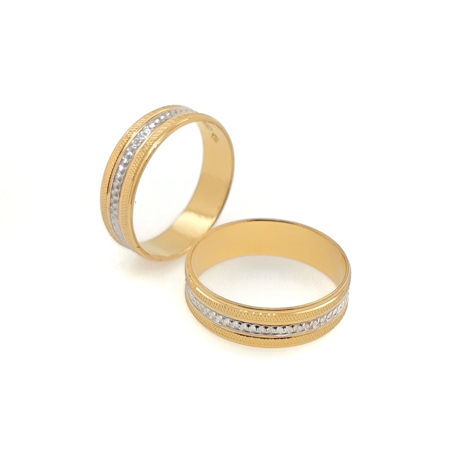 Radiant Dual Accent Band Ring