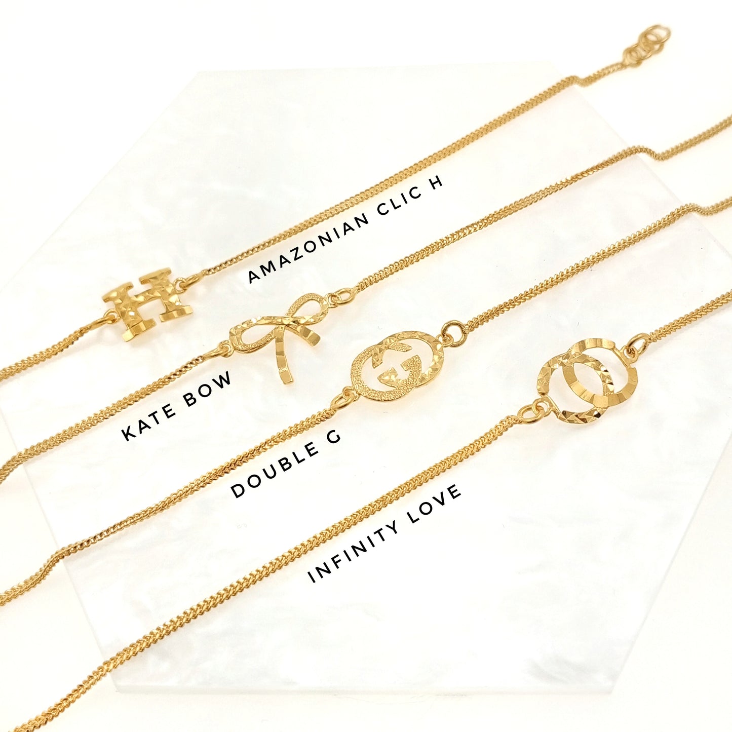 Kate Bow Ribbon Gift of Love Dainty Bracelet