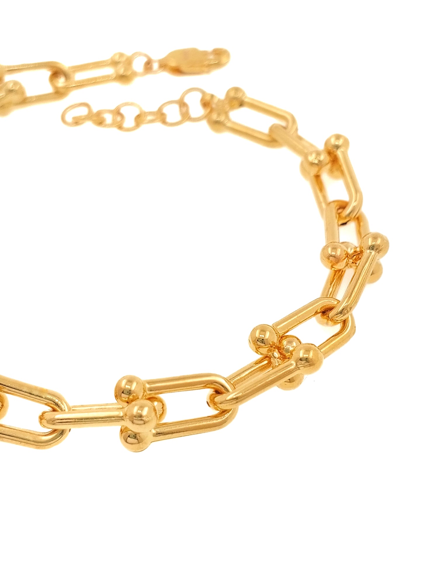 Paperclip Hardwear Link Ball Clasp Bracelet - Small