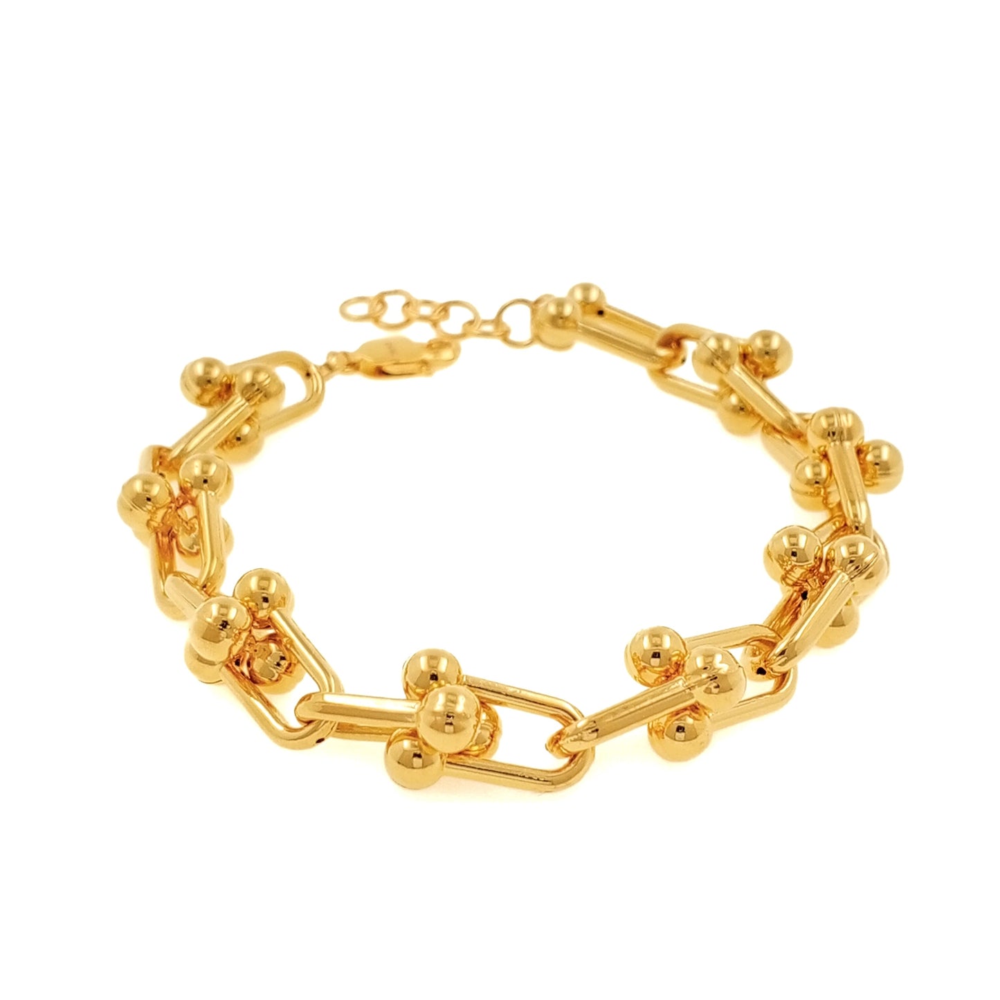 Paperclip Hardwear Link Ball Clasp Bracelet - Large