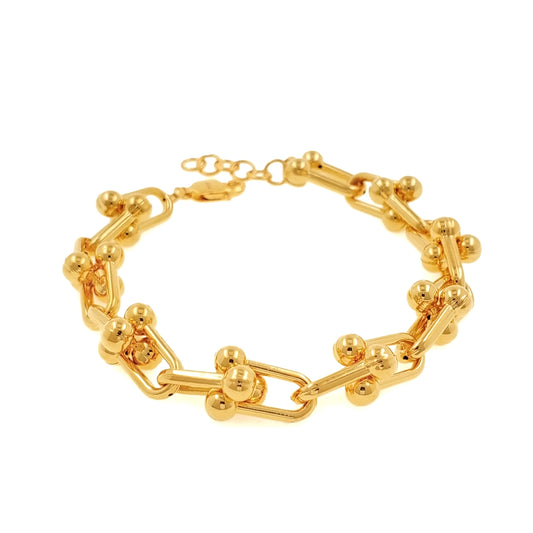Paperclip Hardwear Link Ball Clasp Bracelet - Large