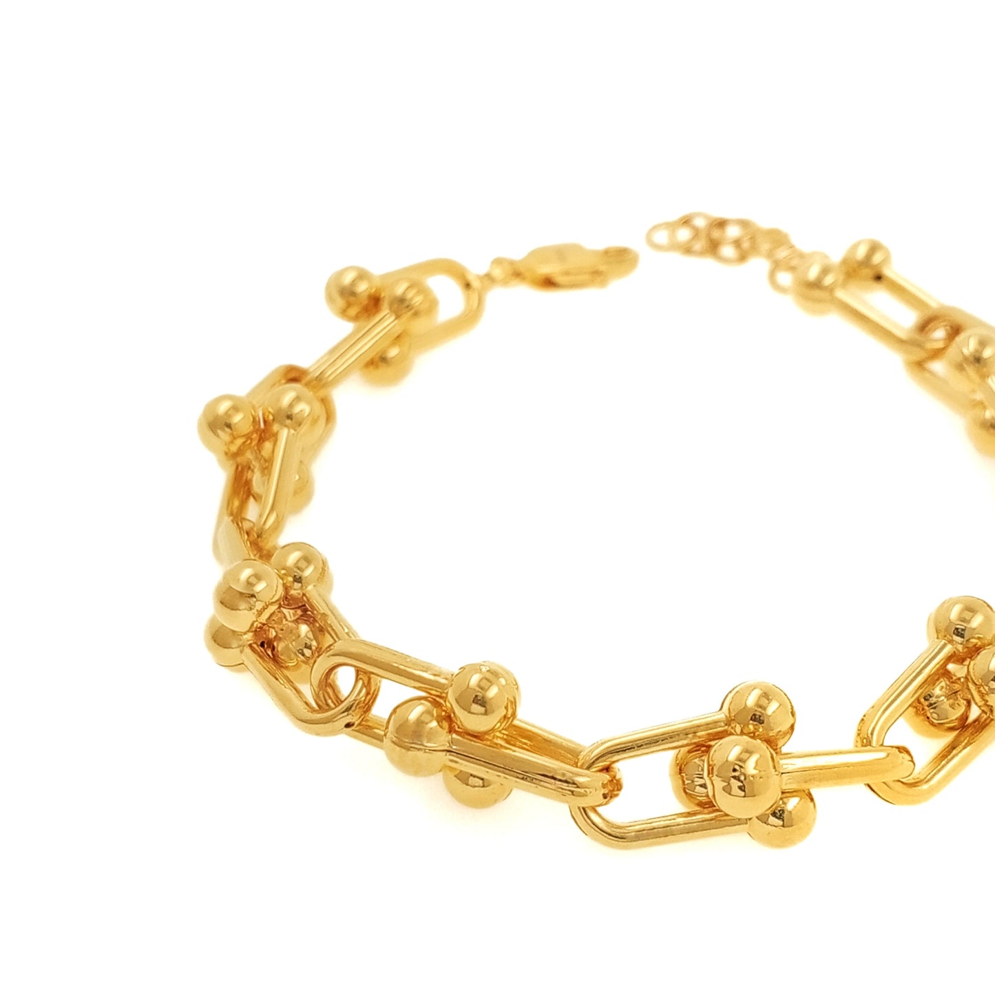 Paperclip Hardwear Link Ball Clasp Bracelet - Large