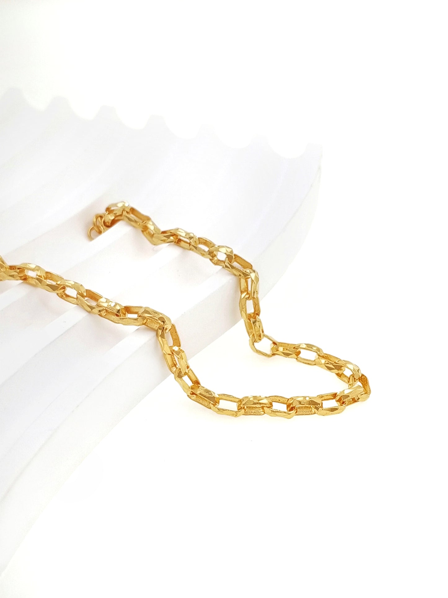 Cuban Link Paperclip Bracelet