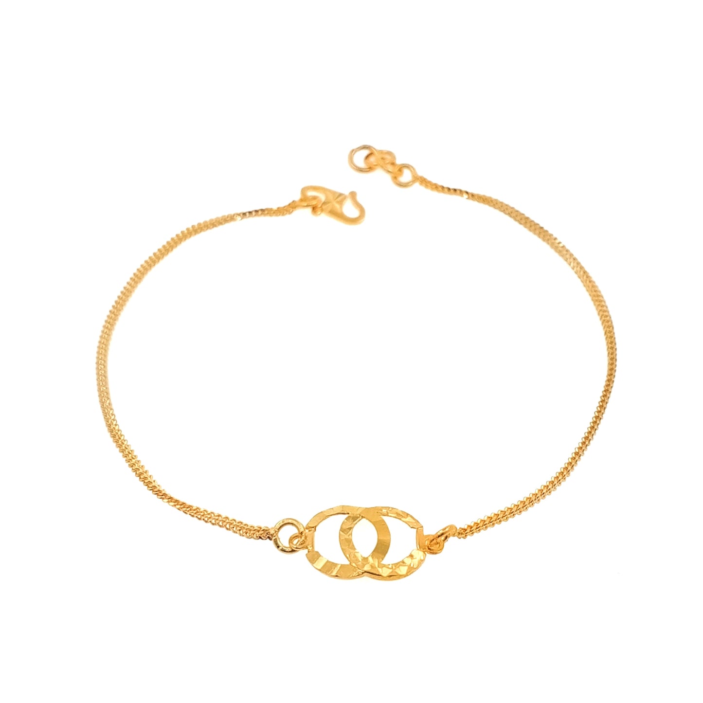 Signature Infinity Love Interlocking Dainty Bracelet