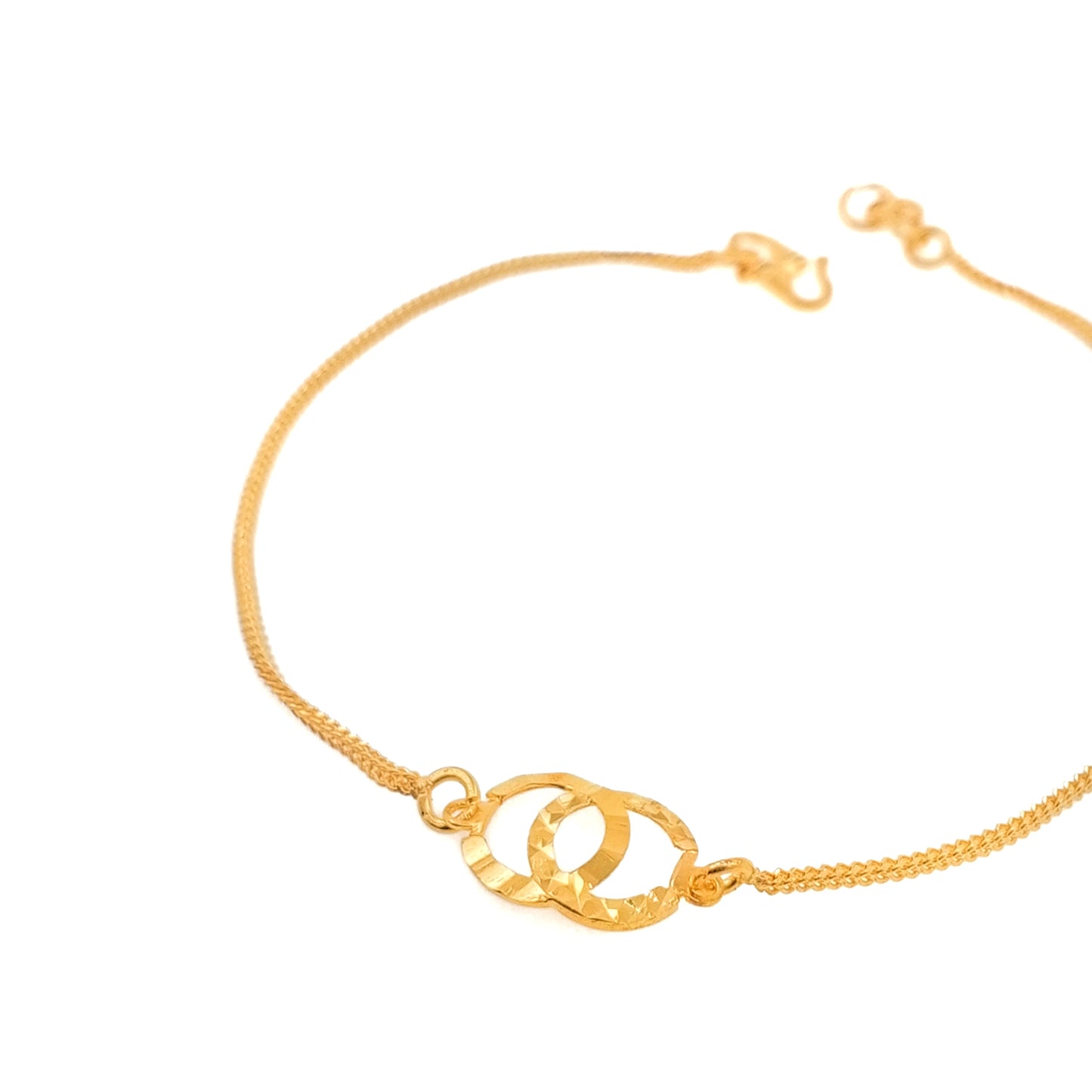 Signature Infinity Love Interlocking Dainty Bracelet