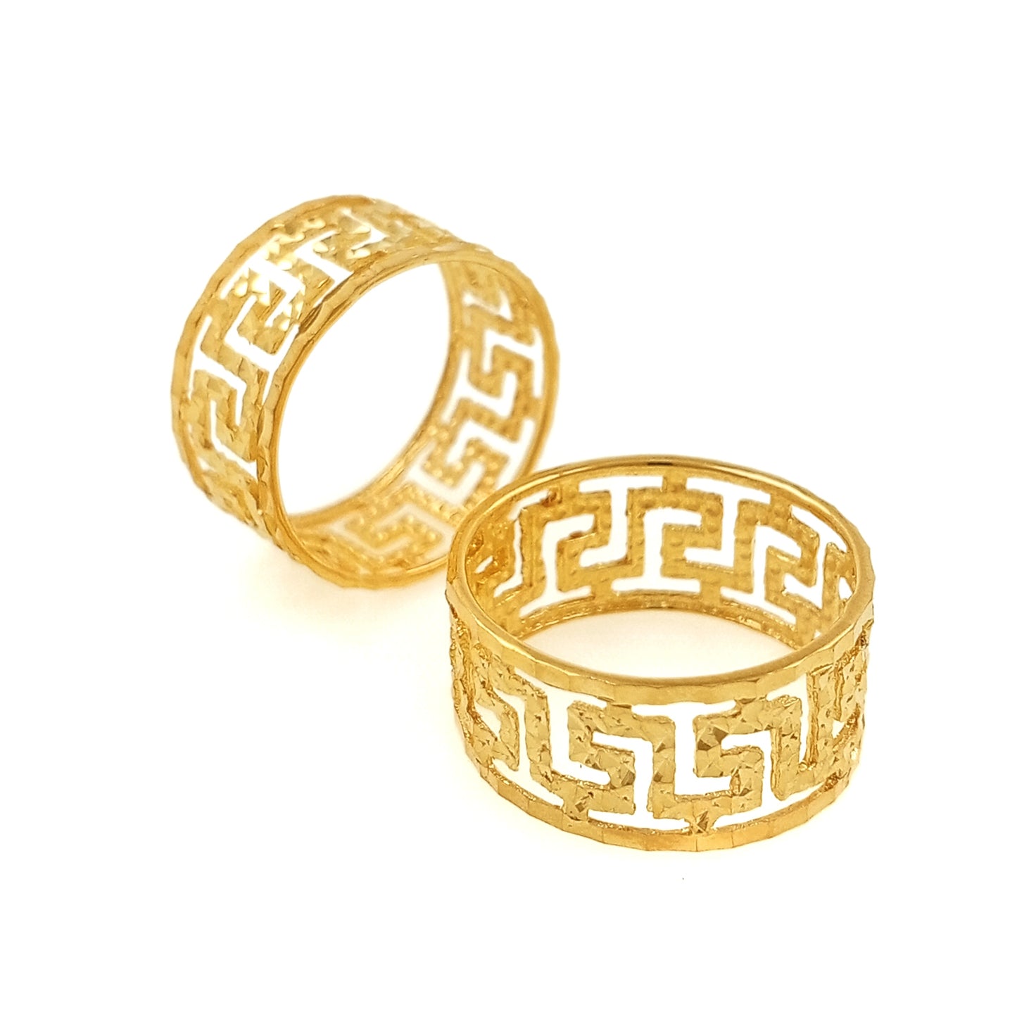 Jubilee Wide, 10mm with Diamond Cut Ring