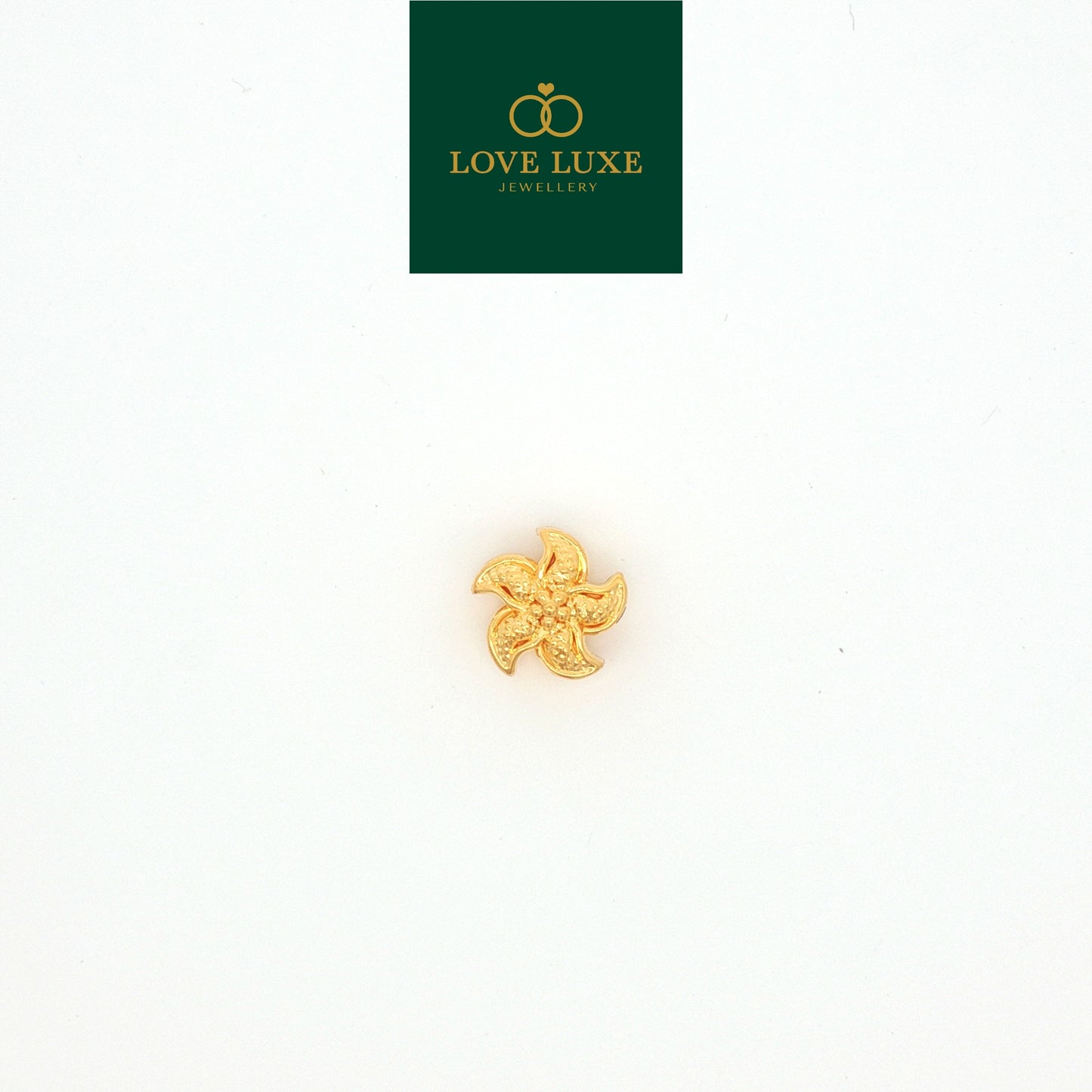 LOVE LUXE Lily Flower Hard Gold Charm | Emas 916/22K