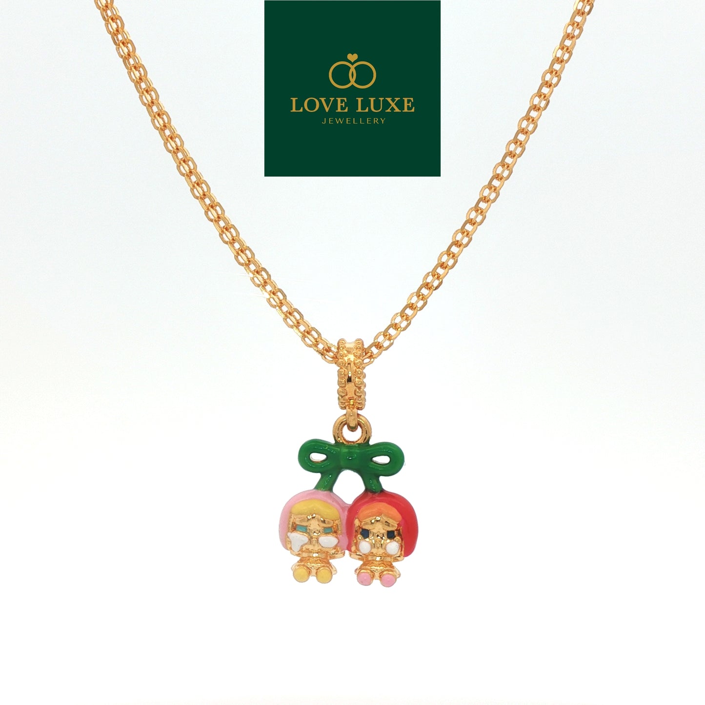 LOVE LUXE Crybaby Hard Gold Pendant | Emas 916/22K