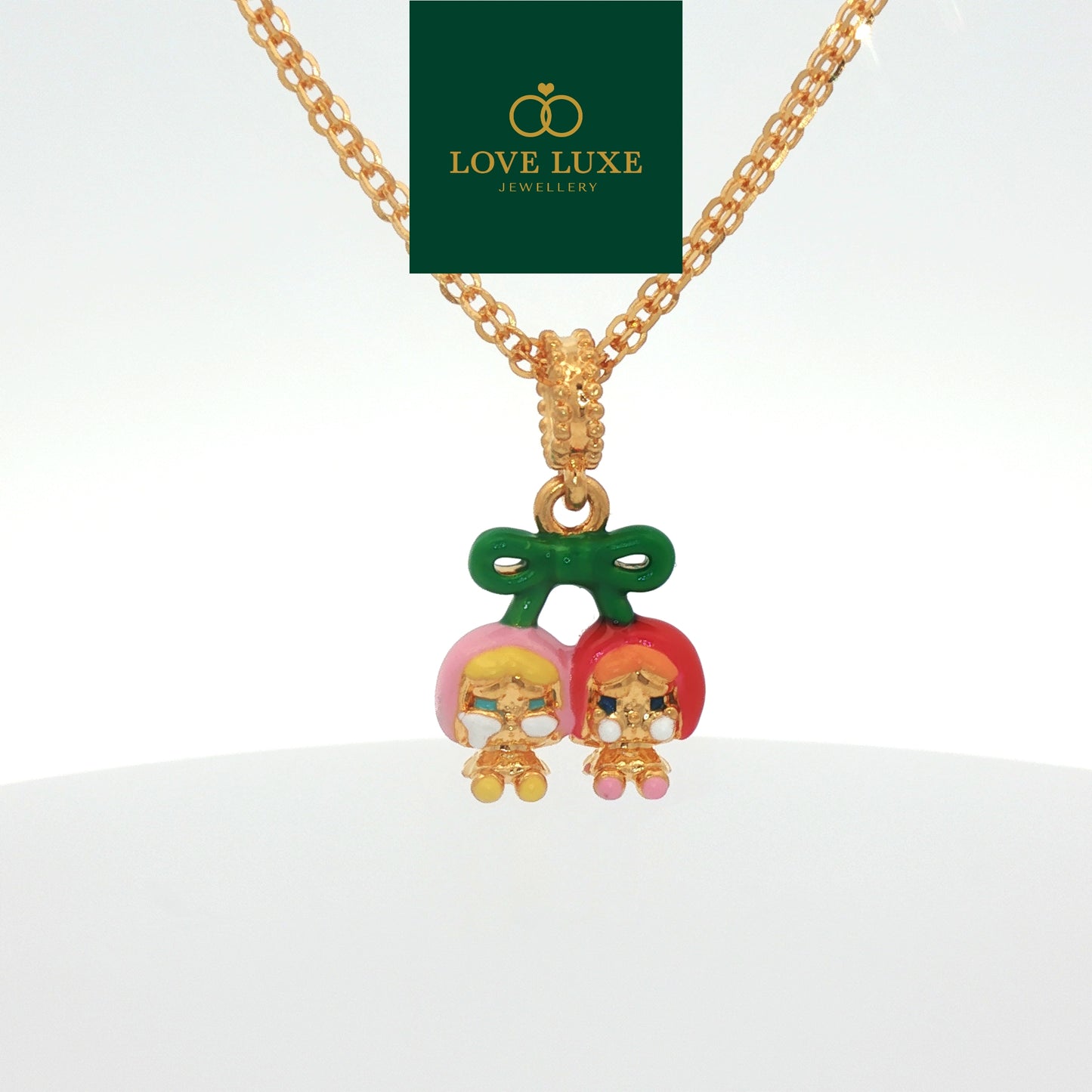 LOVE LUXE Crybaby Hard Gold Pendant | Emas 916/22K