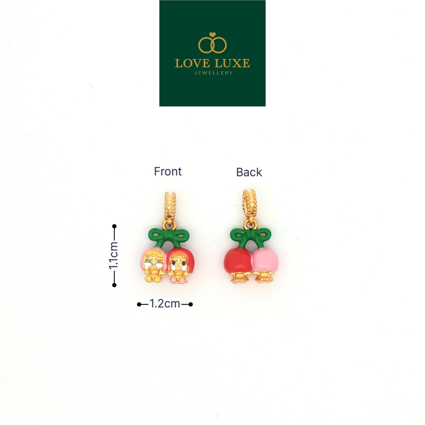 LOVE LUXE Crybaby Hard Gold Pendant | Emas 916/22K