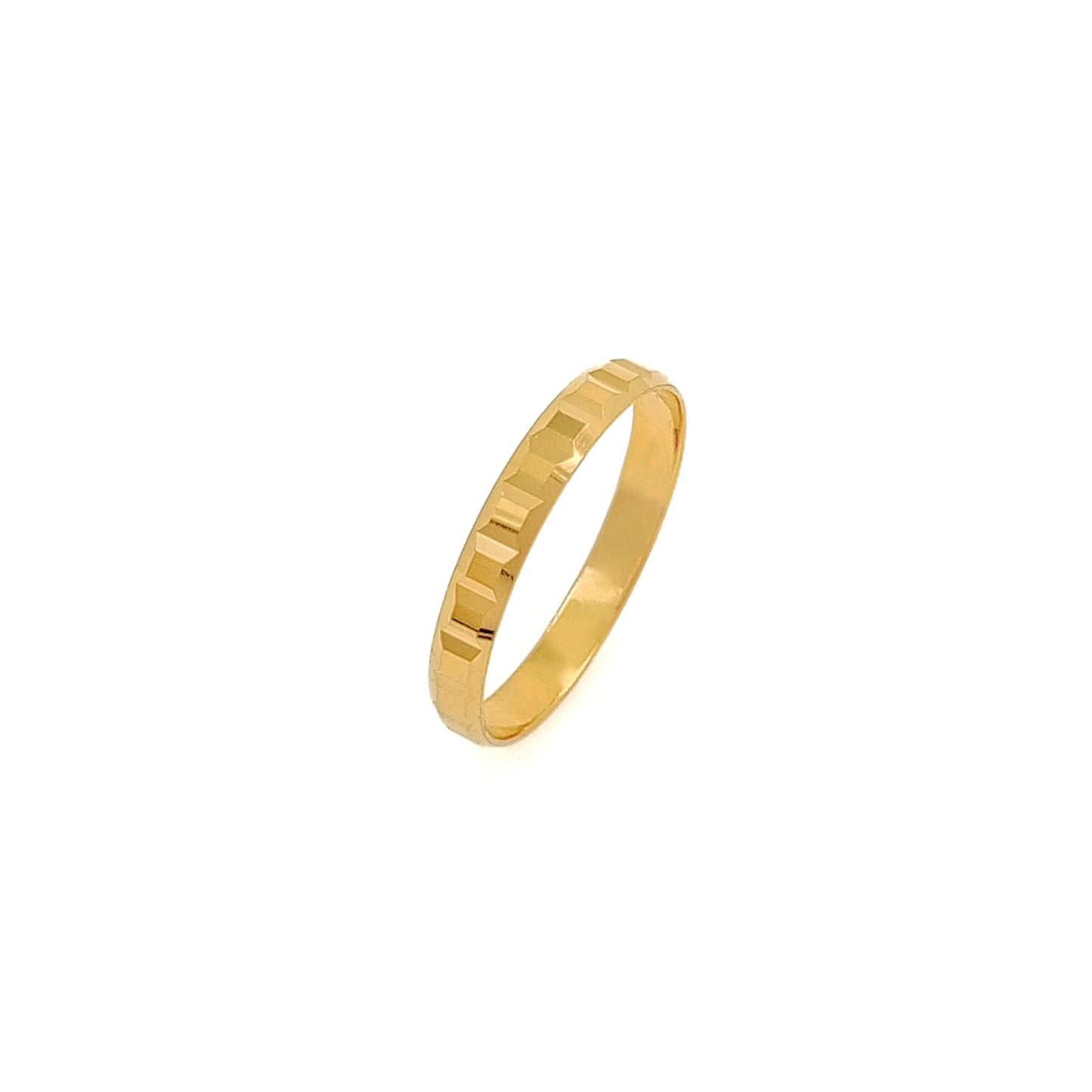 Mosaic Square Petite Band Ring