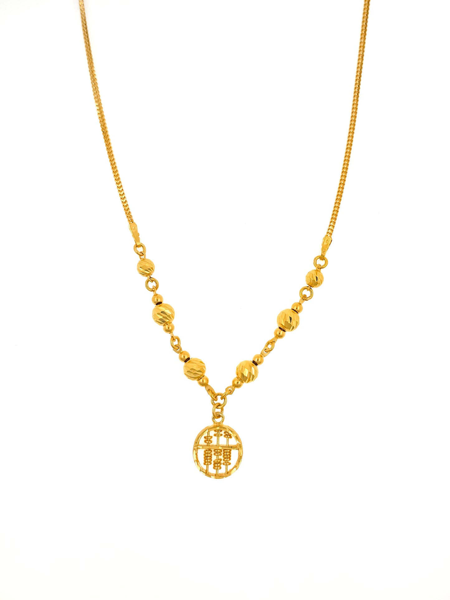 Countless Wealth 360 Abacus Necklace