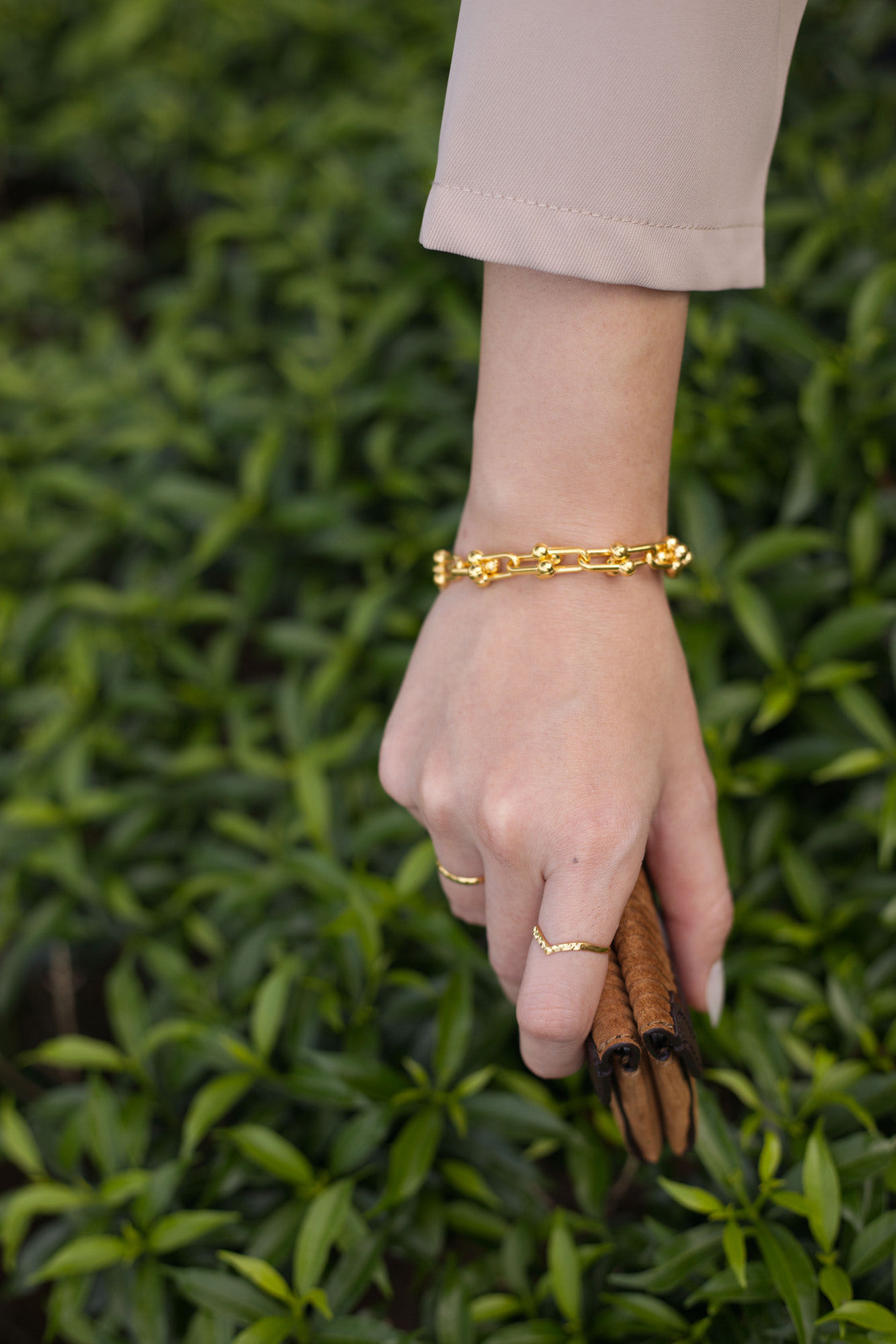 Paperclip Hardwear Link Ball Clasp Bracelet - Small