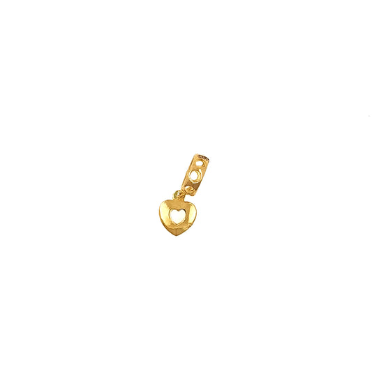 Heart in Heart Love Holo Charm