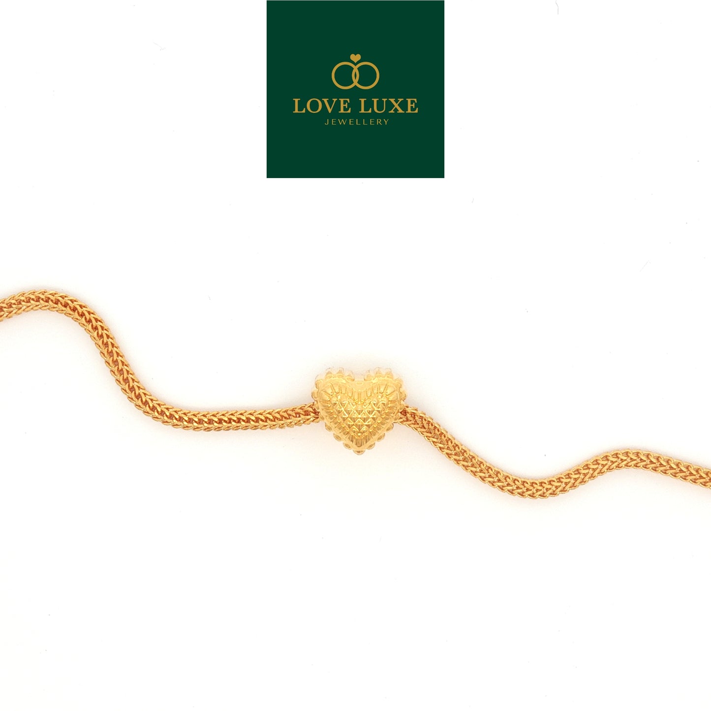 LOVE LUXE Mini Love Gemuk DC Stud Charm | Emas 916/22K