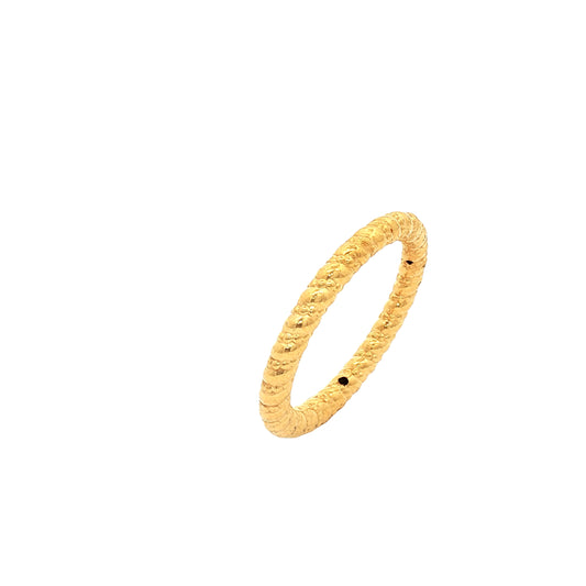 Cincin Ekor Kucing 5D Hard Gold Ring | Emas 916/22K